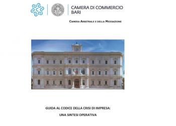 Nuovo codice della crisi di impresa: una guida pratica della Camera di Commercio di Bari