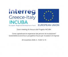 INCUBA: meeting conclusivo - Prospettive future per gli incubatori di imprese