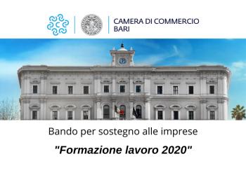 Bando 'FORMAZIONE LAVORO 2020'