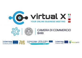 Al via Virtual X, la fiera online della Camera di Commercio di Bari