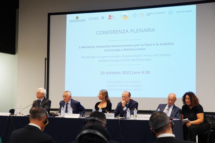 Convegno Balcani - 'L' Adriatico come comunità geo-economica per la pace e la stabilità tra Europa e Mediterraneo'