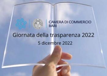 La Giornata della Trasparenza alla Camera di Commercio di Bari
