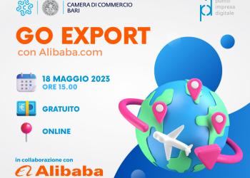 GO EXPORT - Alibaba.com si presenta alle PMI baresi - webinar il 18 maggio