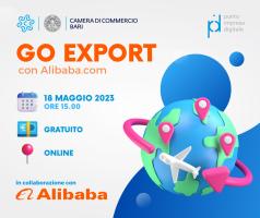 GO EXPORT - Alibaba.com si presenta alle PMI baresi - webinar il 18 maggio