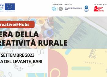 Progetto CREATIVE@HUBS - Manifestazione di interesse: “Fiera della creatività rurale”