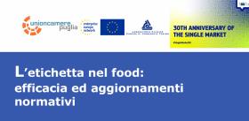 FdL - L’etichetta del food: efficacia e aggiornamenti normativi - 14 settembre ore 10