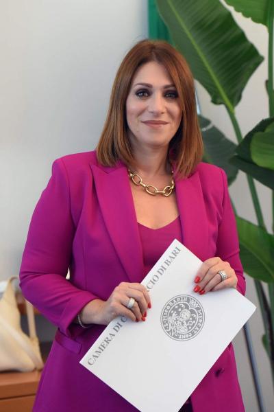 Luciana di Bisceglie, presidente CCIAA di Bari, eletta nell'esecutivo di Unioncamere nazionale