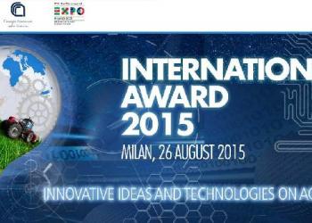 Premio Internazionale 2015 – Idee Innovative e Tecnologie nel settore agribusiness – UNIDO ITPO Italy